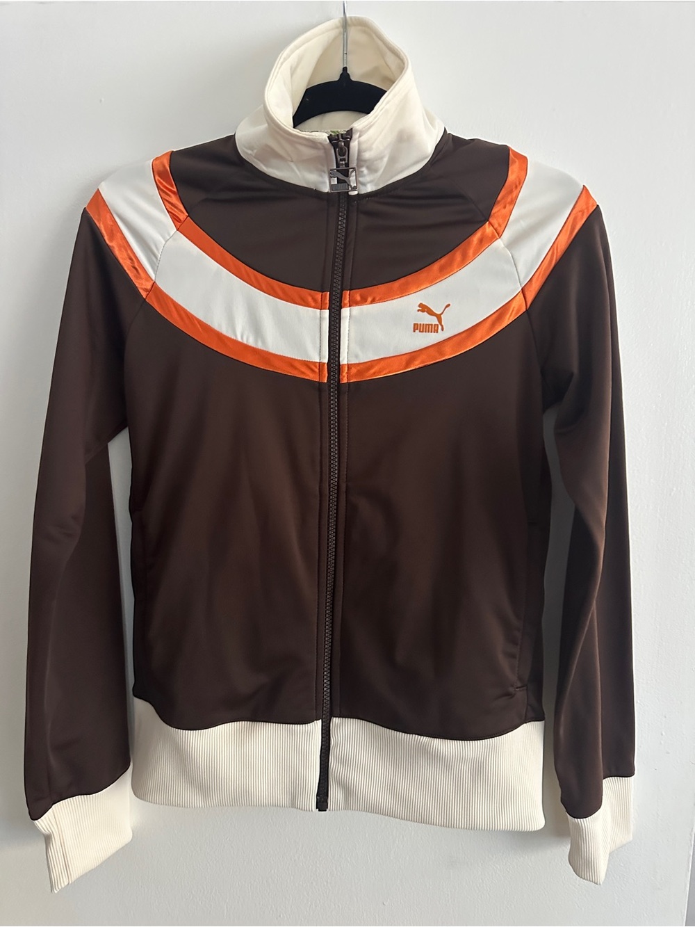 Extremely low price Puma Retro Style Track Jacket - women small /Youth Boys MED